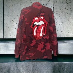 American Apparel Grunge Camouflage Jacket